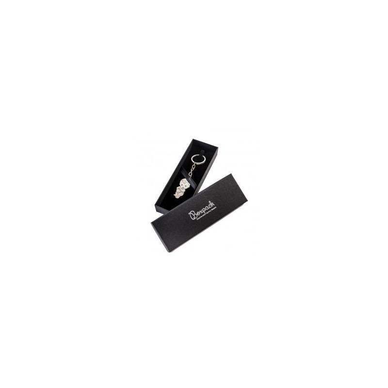 Caja de cartón llavero 175X60X27 mm color negro ep-79