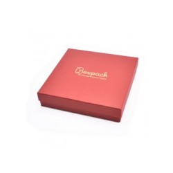 Caja para Collar o Conjunto Roja Packaging de Joyería Personalizable EP-18-R