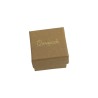 Caja de cartón para anillo o pendientes de joyería y bisutería color kraft NT-42