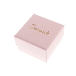 Cartón para anillo o pendientes de joyería y bisutería color rosa cuarzo PI-42