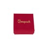 Caja de cartón para pendientes color rojo 50x50x23 mm EP-40-R