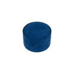 Caja redonda multiusos azul para joyas bisutería y joyería 60øx40 mm PR-1-A