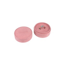 Boîte ronde polyvalente rose pour bijoux et bijoux fantaisie 60øx40 mm PR-1-RS