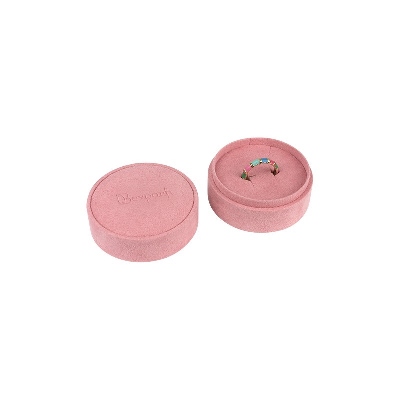 Caja redonda multiusos rosa para joyas bisutería y joyería 60øx40 mm PR-1-RS Caja redonda multiusos rosa para joyas bisutería y joyería 60øx40 mm PR-1-RS